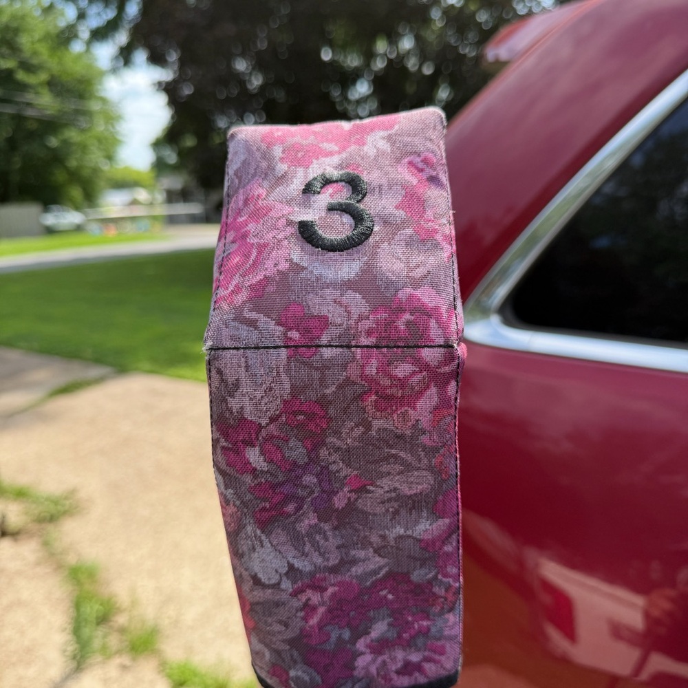 Vintage Floral 3 Wood Golf Club Headcover